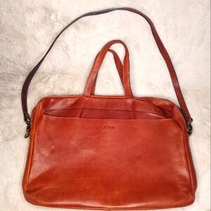 Ruano  Handcrafted Supple Full Grain Old Money Preppy Leather Computer Satchel